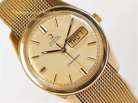 omega seamaster quartz day date vintage|old omega seamaster watches 1970s.